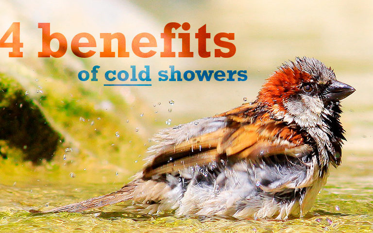Four benefits of taking cold showers.